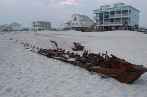 possible Civil War ship in our back "yard"/beach